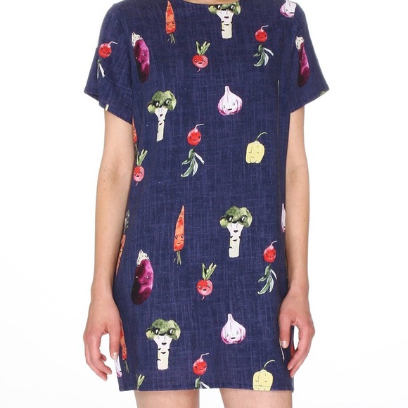 pepaloves Dresses & Skirts - Pepaloves Eat Your Veggies Shift Dress Small